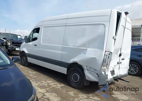 2023 Mercedes-Benz Sprinter 2500 Standard Roof 4-Cyl Diesel z USA, uszkodzony, nr VIN W1Y4KBHY7PT134705